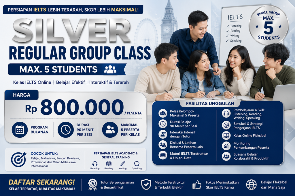 Silver Regular Group max. 5 students