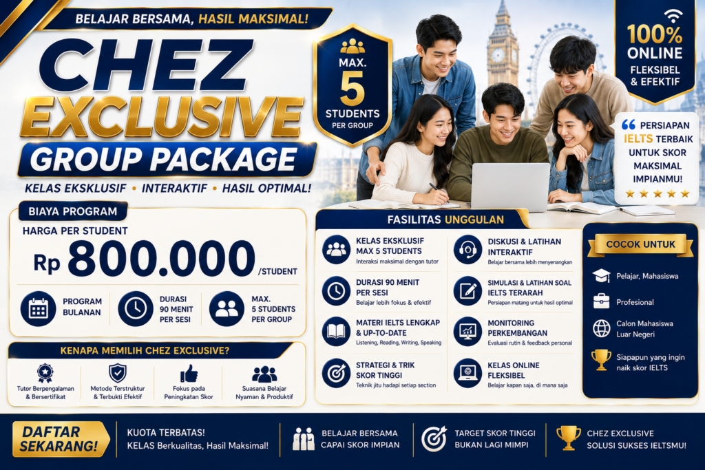 CHEZ Exclusive Group Package